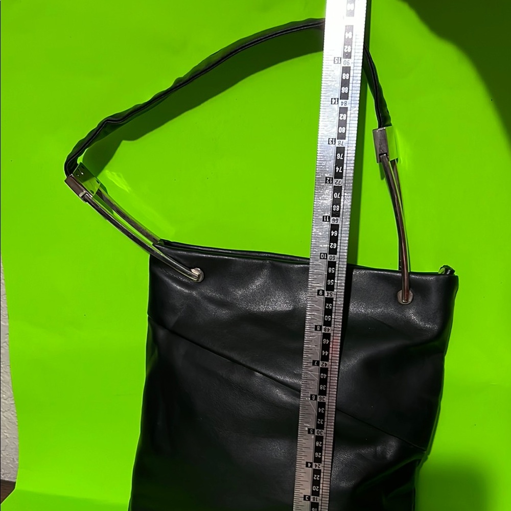 Gucci Black Leather Tote with Silver Handles - Picture 6 of 12
